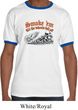 Mens Biker Shirt Smoke Em Ringer Tee T-Shirt