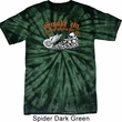 Mens Biker Shirt Smoke Em Spider Tie Dye Tee T-shirt