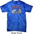 Mens Biker Shirt Smoke Em Spider Tie Dye Tee T-shirt