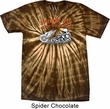 Mens Biker Shirt Smoke Em Spider Tie Dye Tee T-shirt