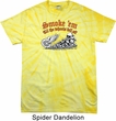 Mens Biker Shirt Smoke Em Spider Tie Dye Tee T-shirt