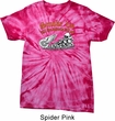 Mens Biker Shirt Smoke Em Spider Tie Dye Tee T-shirt