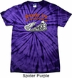 Mens Biker Shirt Smoke Em Spider Tie Dye Tee T-shirt