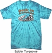 Mens Biker Shirt Smoke Em Spider Tie Dye Tee T-shirt