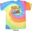 Mens Biker Shirt Smoke Em Tie Dye Tee T-shirt