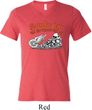 Mens Biker Shirt Smoke Em Tri Blend V-neck Tee