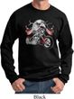 Mens Biker Sweatshirt Eagle Biker Sweat Shirt