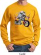 Mens Biker Sweatshirt Eagle Biker Sweat Shirt