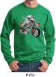 Mens Biker Sweatshirt Eagle Biker Sweat Shirt