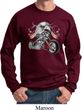 Mens Biker Sweatshirt Eagle Biker Sweat Shirt
