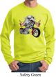 Mens Biker Sweatshirt Eagle Biker Sweat Shirt