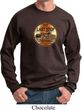 Mens Biker Sweatshirt Last Stop Sweat Shirt