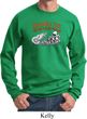 Mens Biker Sweatshirt Smoke Em Sweat Shirt