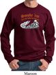 Mens Biker Sweatshirt Smoke Em Sweat Shirt