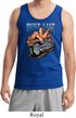 Mens Biker Tanktop Built To Last Tank Top