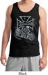 Mens Biker Tanktop Chopper Cross Skeleton Tank Top