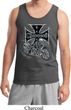 Mens Biker Tanktop Chopper Cross Skeleton Tank Top