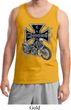 Mens Biker Tanktop Chopper Cross Skeleton Tank Top