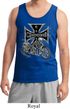 Mens Biker Tanktop Chopper Cross Skeleton Tank Top