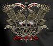Men's Biker Til I Die Sword T-shirt - Black