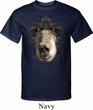 Mens Black Bear Shirt Big Black Bear Face Tall Tee T-Shirt