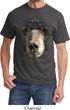 Mens Black Bear Shirt Big Black Bear Face Tee T-Shirt
