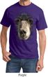 Mens Black Bear Shirt Big Black Bear Face Tee T-Shirt