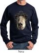 Mens Black Bear Sweatshirt Big Black Bear Face Sweat Shirt
