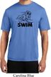 Mens Black Penguin Power Swim Moisture Wicking T-shirt