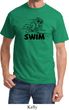 Mens Black Penguin Power Swim T-shirt