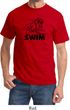 Mens Black Penguin Power Swim T-shirt