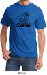 Mens Black Penguin Power Swim T-shirt