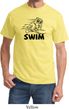 Mens Black Penguin Power Swim T-shirt