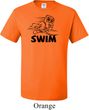 Mens Black Penguin Power Swim Tall T-shirt