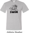 Mens Black Penguin Power Swim Tall T-shirt