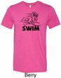 Mens Black Penguin Power Swim Tri Blend Tee