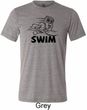 Mens Black Penguin Power Swim Tri Blend Tee