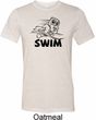 Mens Black Penguin Power Swim Tri Blend Tee
