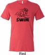 Mens Black Penguin Power Swim Tri Blend Tee