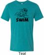 Mens Black Penguin Power Swim Tri Blend Tee