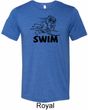 Mens Black Penguin Power Swim Tri Blend Tee