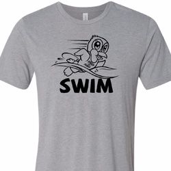 Mens Black Penguin Power Swim Tri Blend Tee Mens Black Penguin Power Swim Tri Blend Tee
