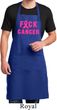 Mens Breast Cancer Apron F*CK Cancer Full Length Apron with Pockets