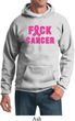 Mens Breast Cancer Awareness Hoodie F*CK Cancer Hoody