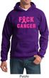 Mens Breast Cancer Awareness Hoodie F*CK Cancer Hoody