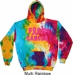 Mens Breast Cancer Awareness Hoodie F*CK Cancer Tie Dye Hoody