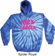 Mens Breast Cancer Awareness Hoodie F*CK Cancer Tie Dye Hoody
