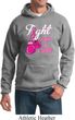 Mens Breast Cancer Awareness Hoodie Fight For a Cure Hoody