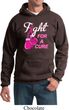 Mens Breast Cancer Awareness Hoodie Fight For a Cure Hoody