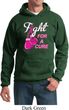 Mens Breast Cancer Awareness Hoodie Fight For a Cure Hoody